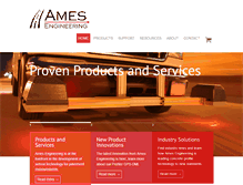 Tablet Screenshot of amesengineering.com